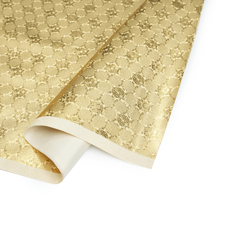 ব্যাগের জন্য চকচকে সোনার ছদ্ম চামড়া