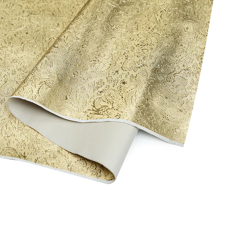 ব্যাগ এবং লাগেজের জন্য ধাতব ফিল্ম পিভিসি চামড়া