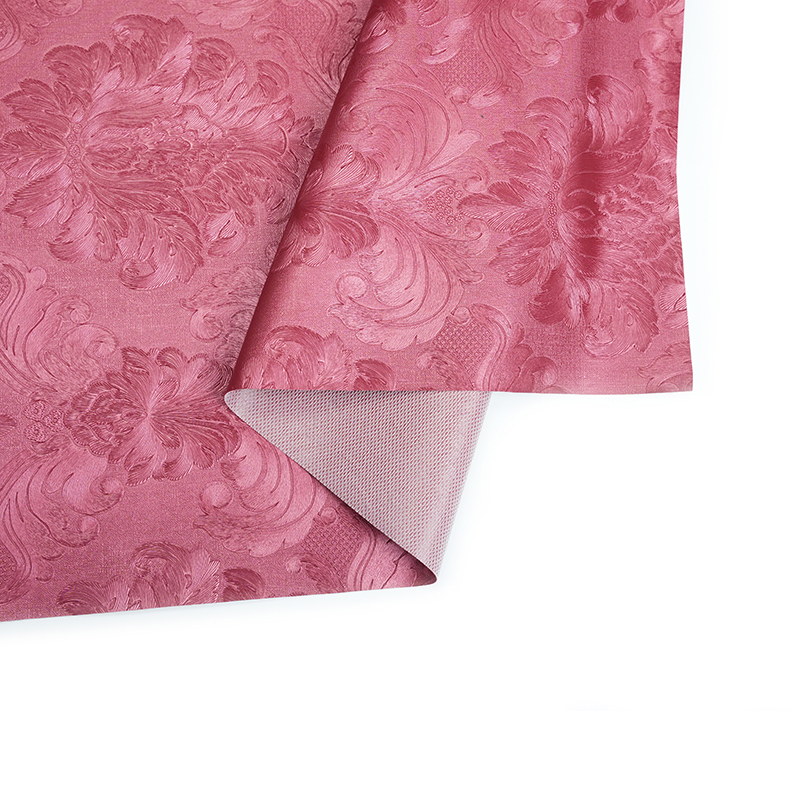 ফুলের প্যাটার্ন গৃহসজ্জার পিভিসি চামড়া